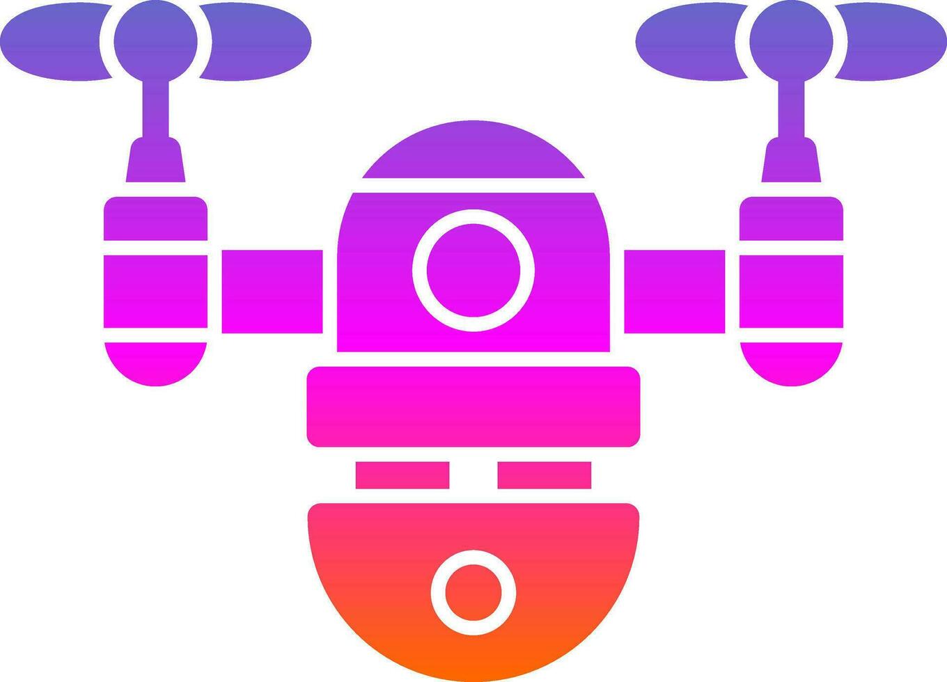Drone Vector Icon Design