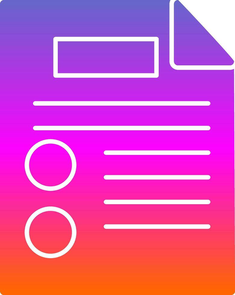 Document Vector Icon Design