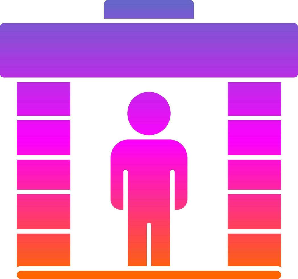 Metal detector Vector Icon Design