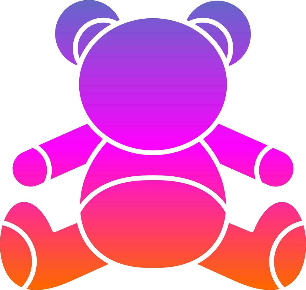 Teddy bear Vector Icon Design