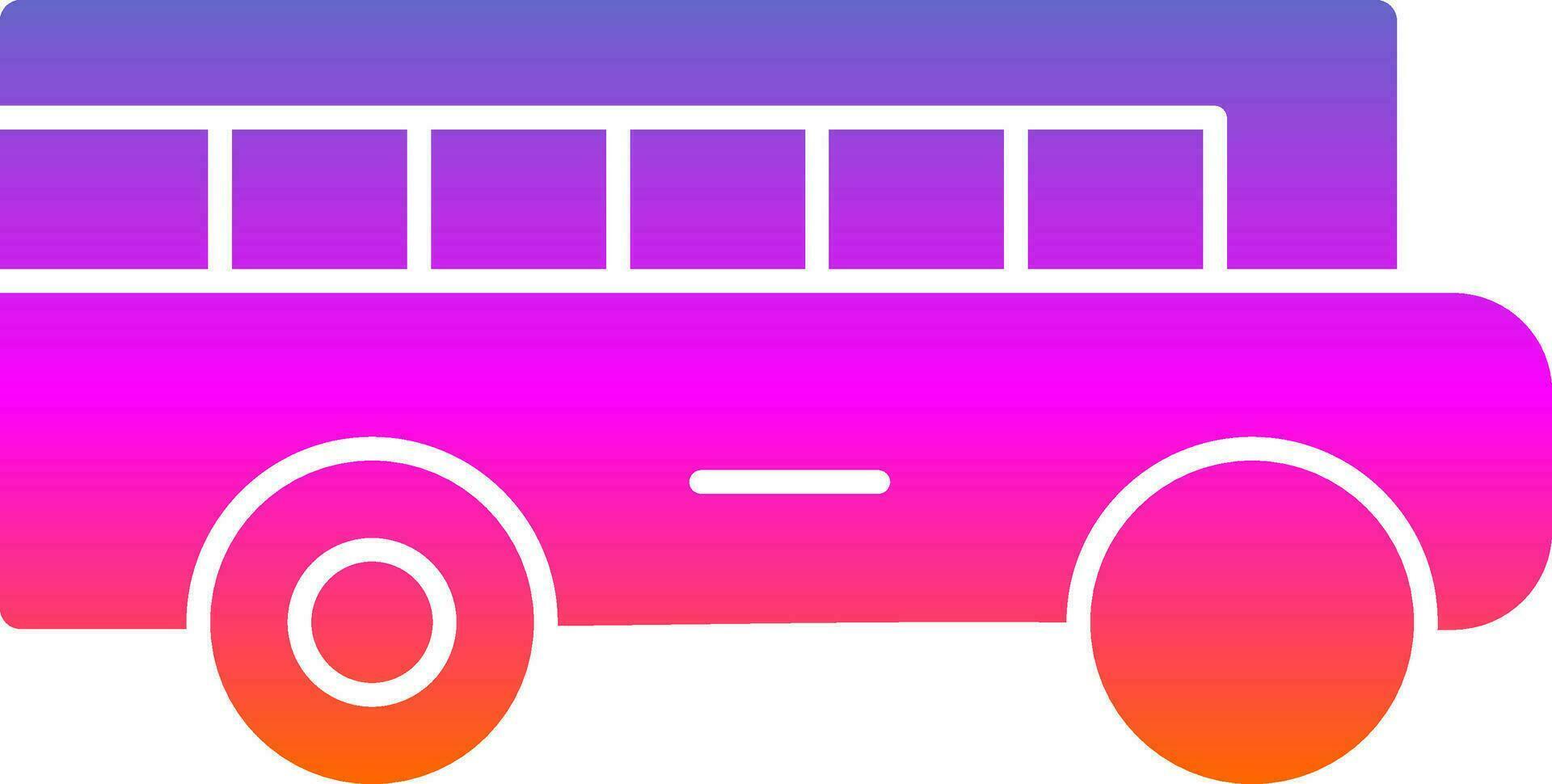 School bus Vector Icon Design