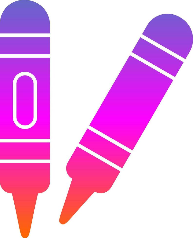 Crayons Vector Icon Design