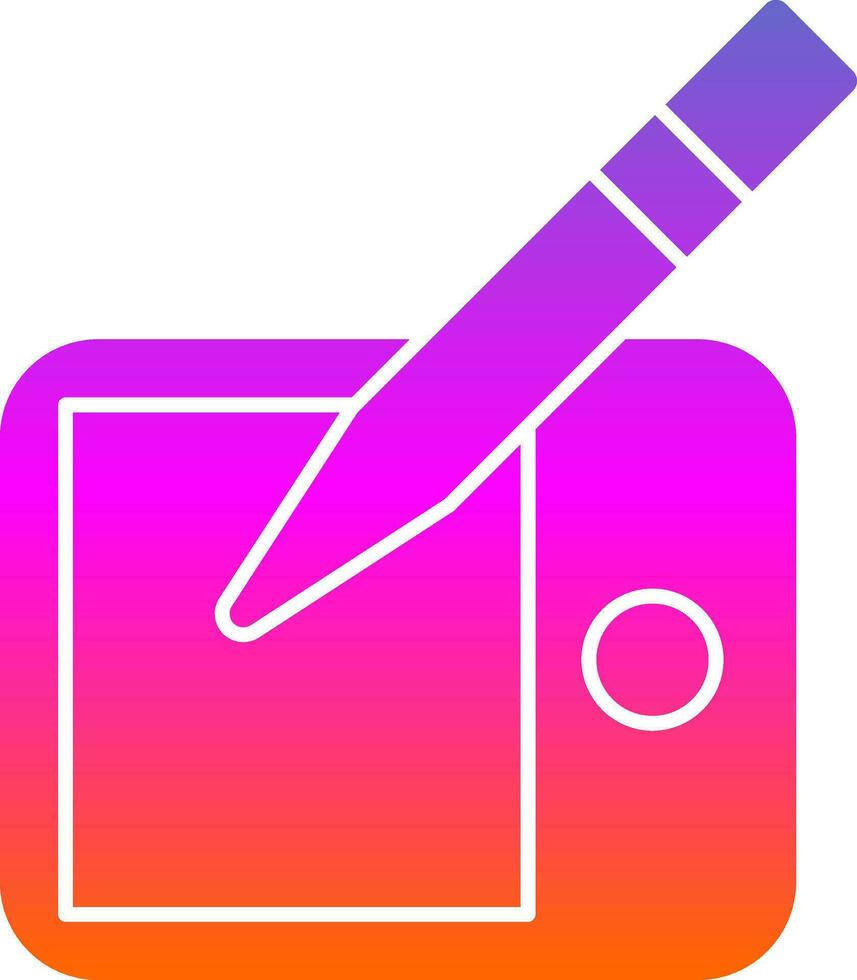 Drawing tablet Vector Icon Design