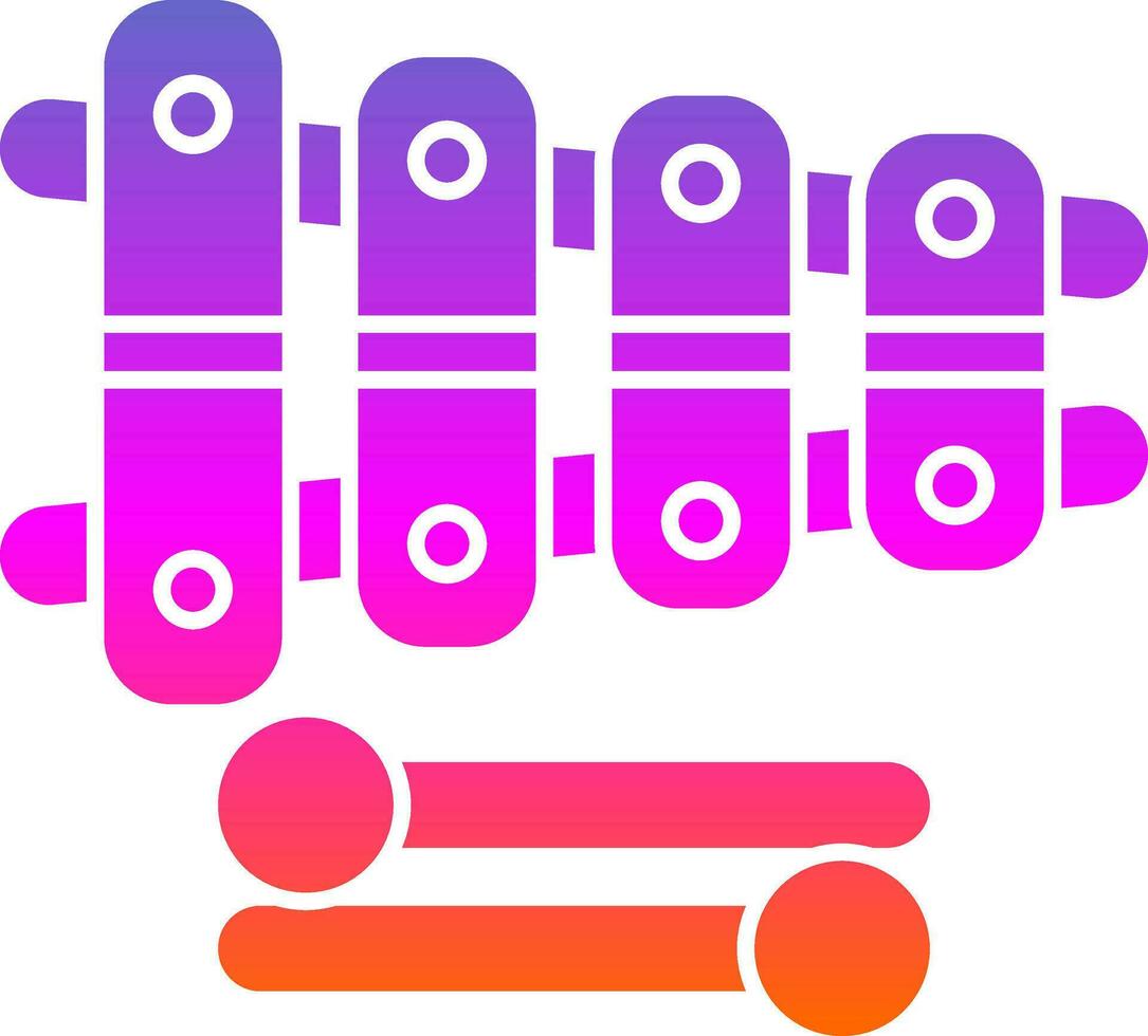 Xylophone Vector Icon Design