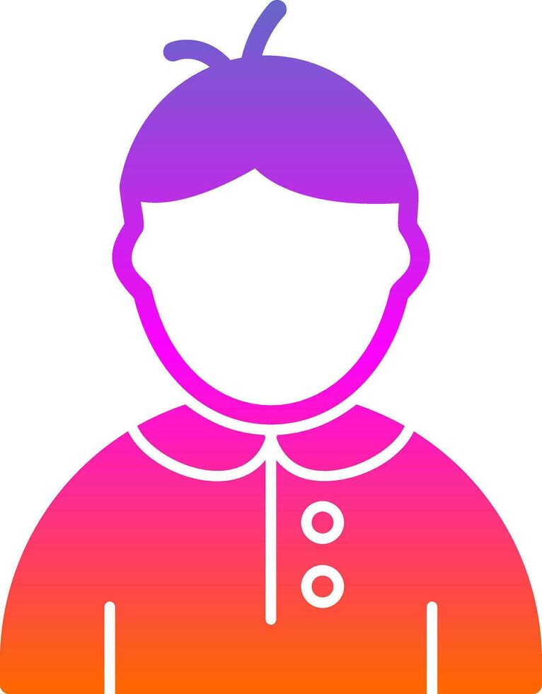 Kid Vector Icon Design