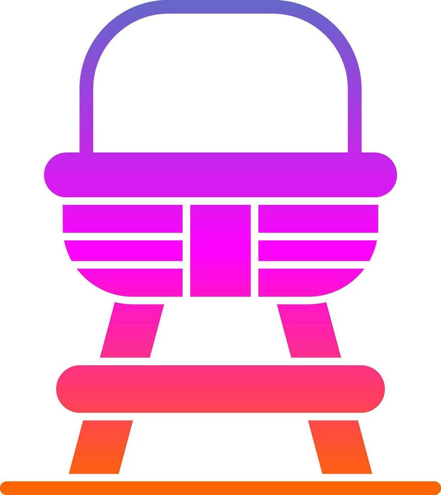 Baby chair Vector Icon Design