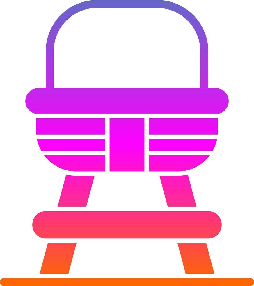 Baby chair Vector Icon Design