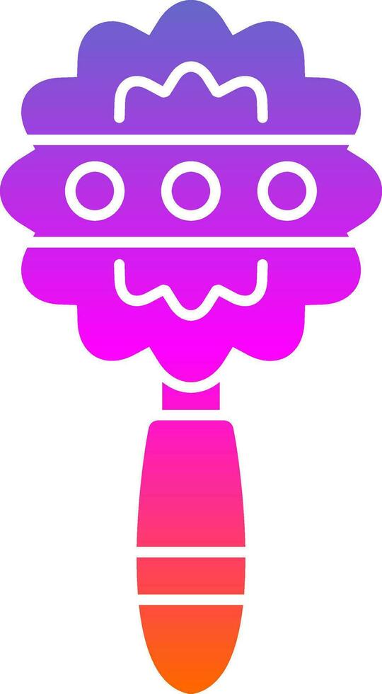 Rattle Vector Icon Design