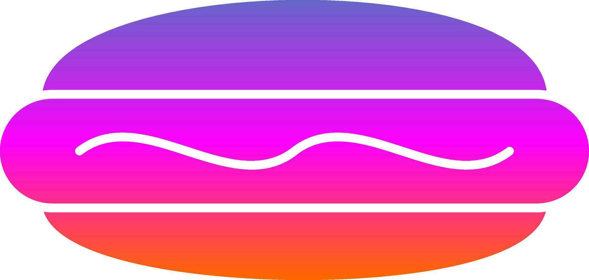 Hot dog Vector Icon Design
