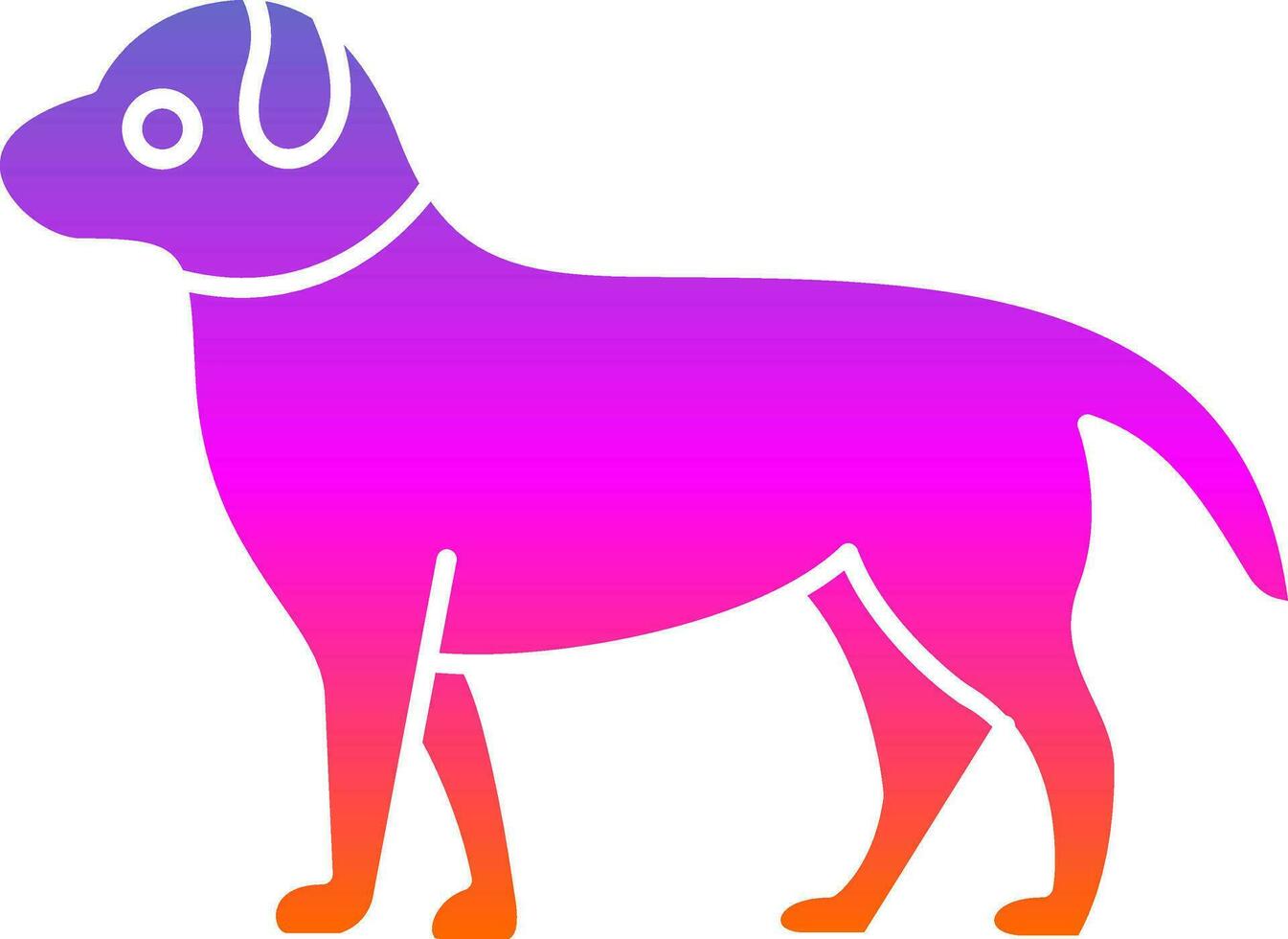 Dog Vector Icon Design
