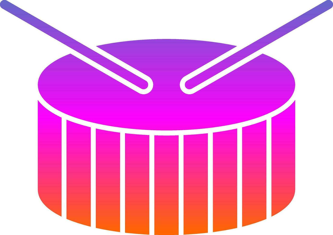 diseño de icono de vector de tambor