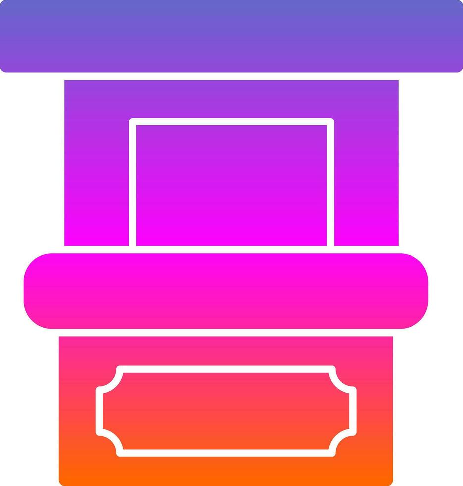 Ticket office Vector Icon Design