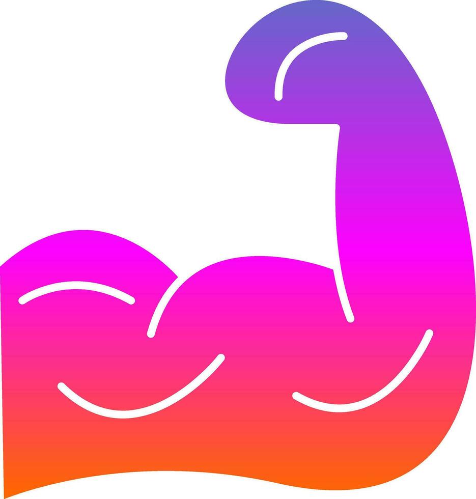 Muscle Vector Icon Design