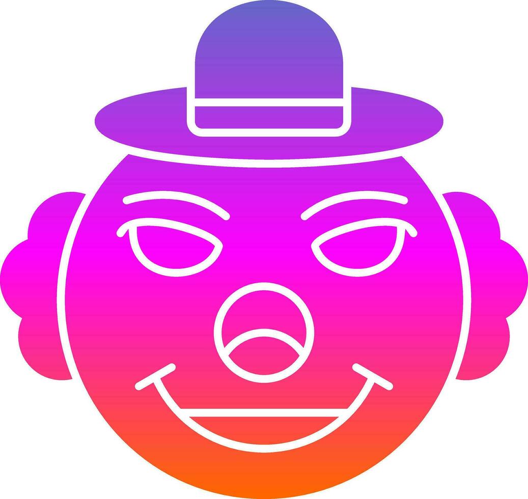 Clown Vector Icon Design