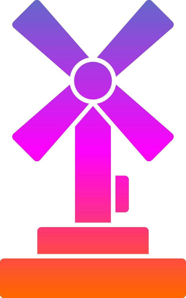 Windmill Vector Icon Design