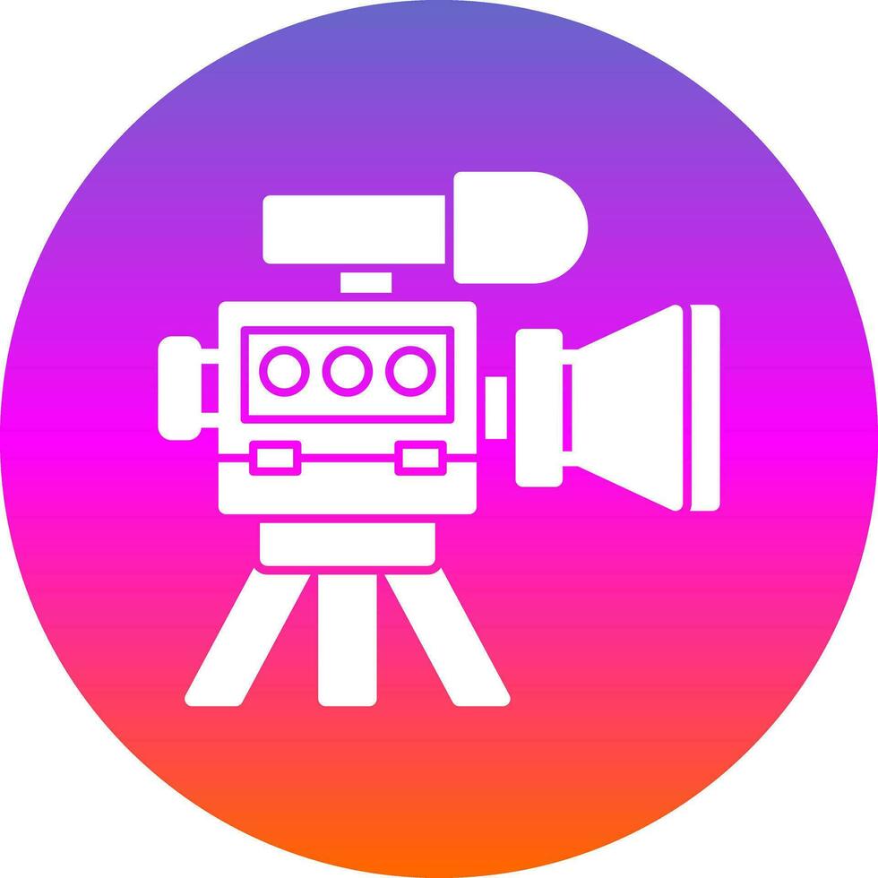 diseño de icono de vector de cámara de video