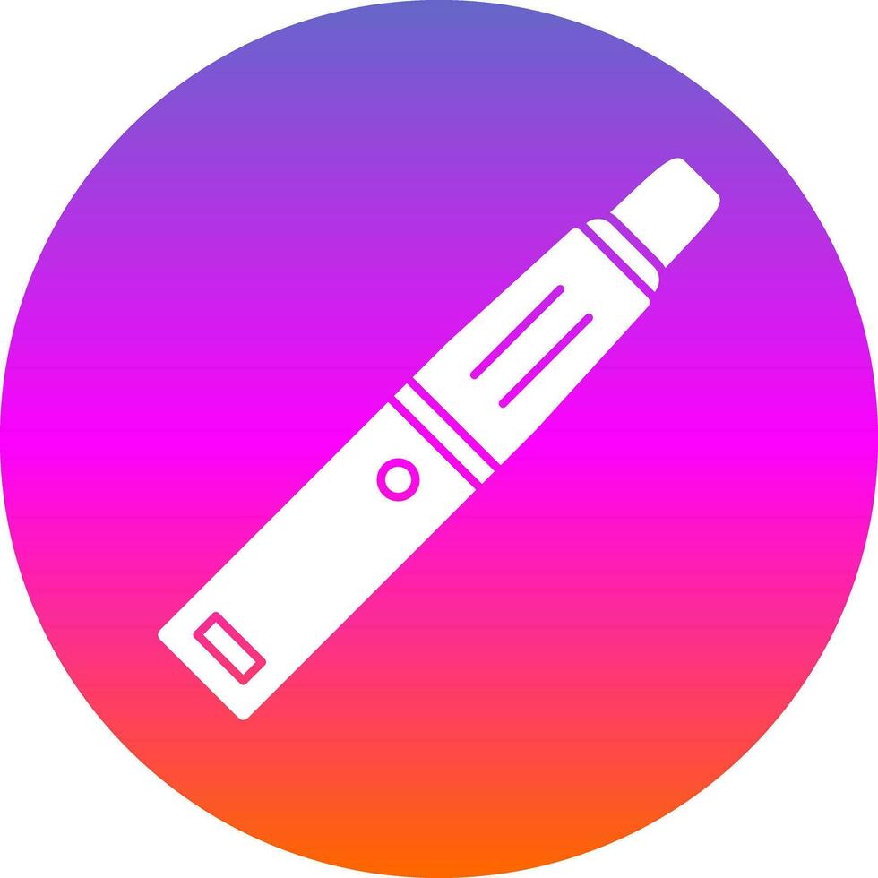 Electronic cigarette Vector Icon Design