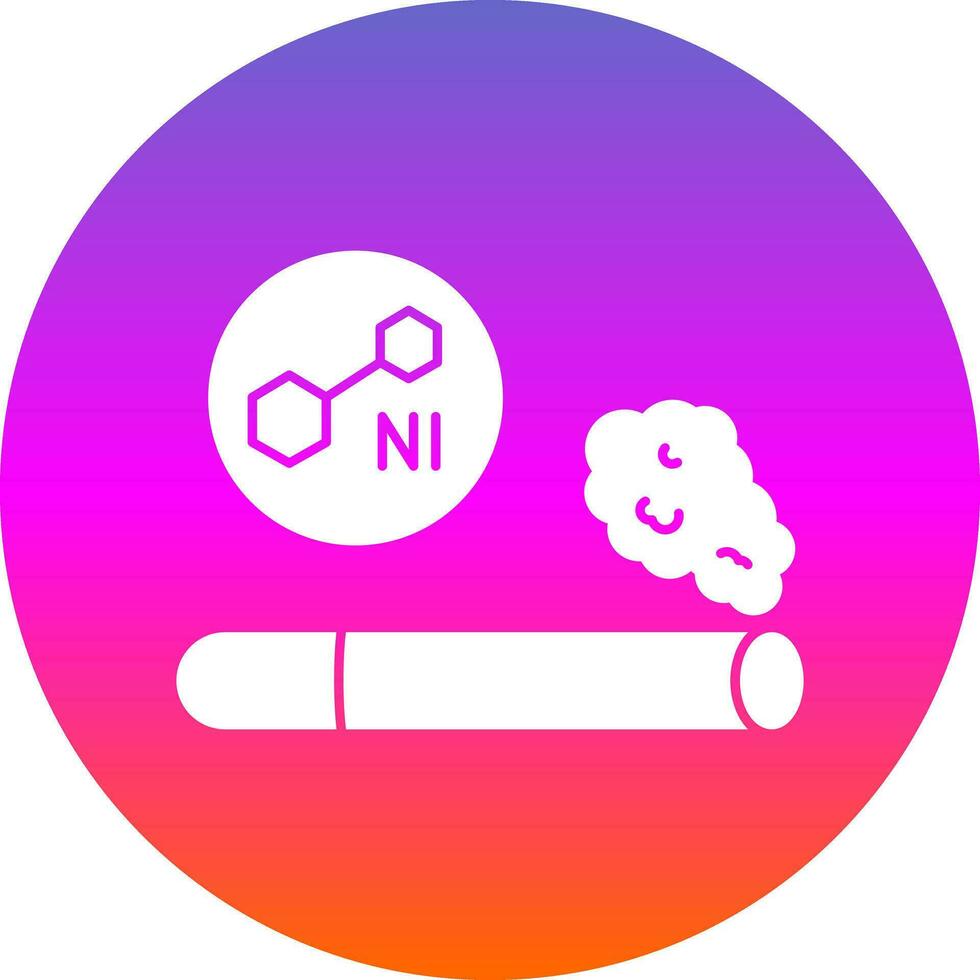 Nicotine Vector Icon Design