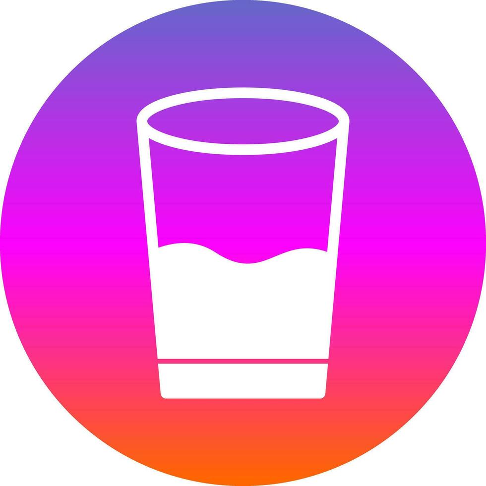 Glass of water Vector Icon Design