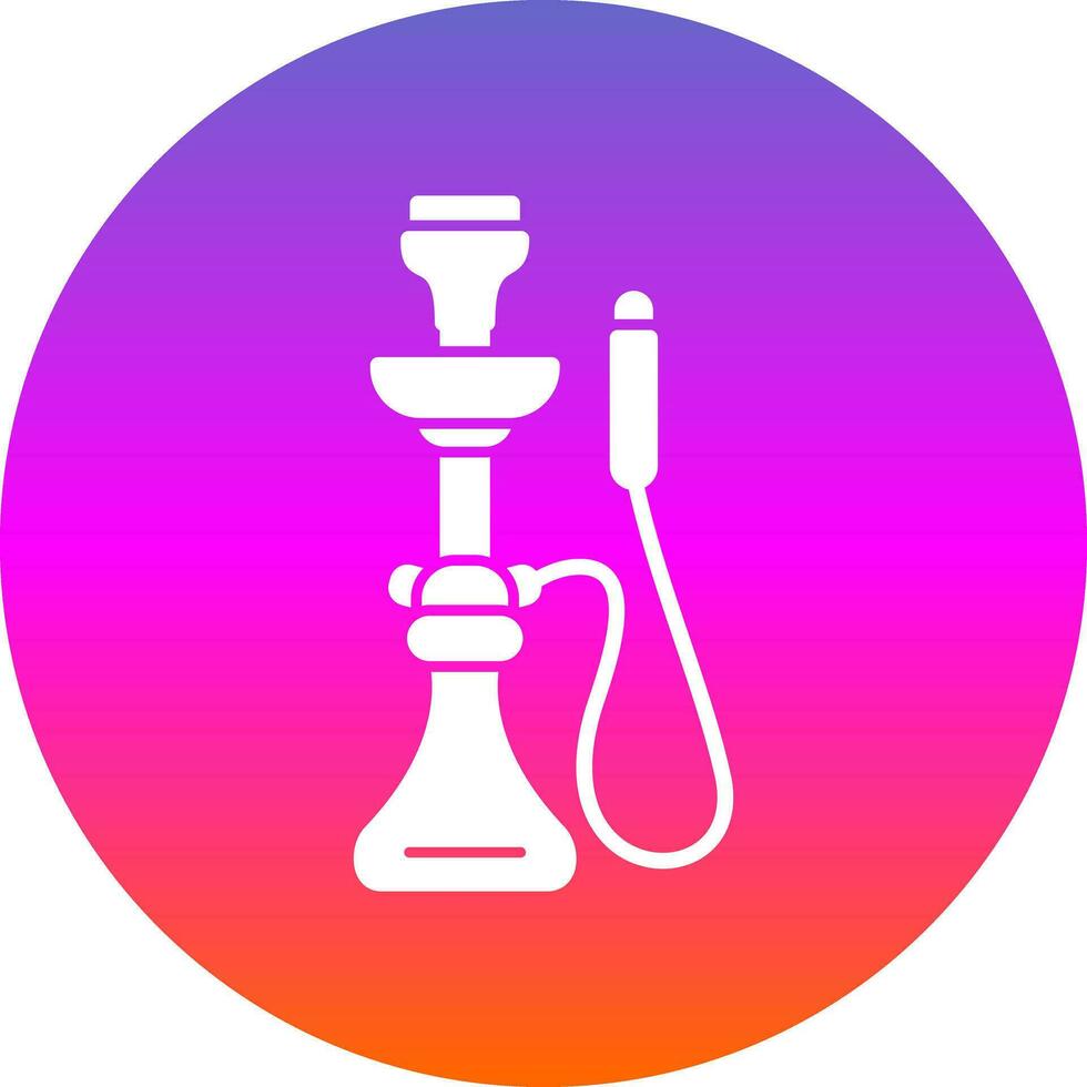 Hookah Vector Icon Design