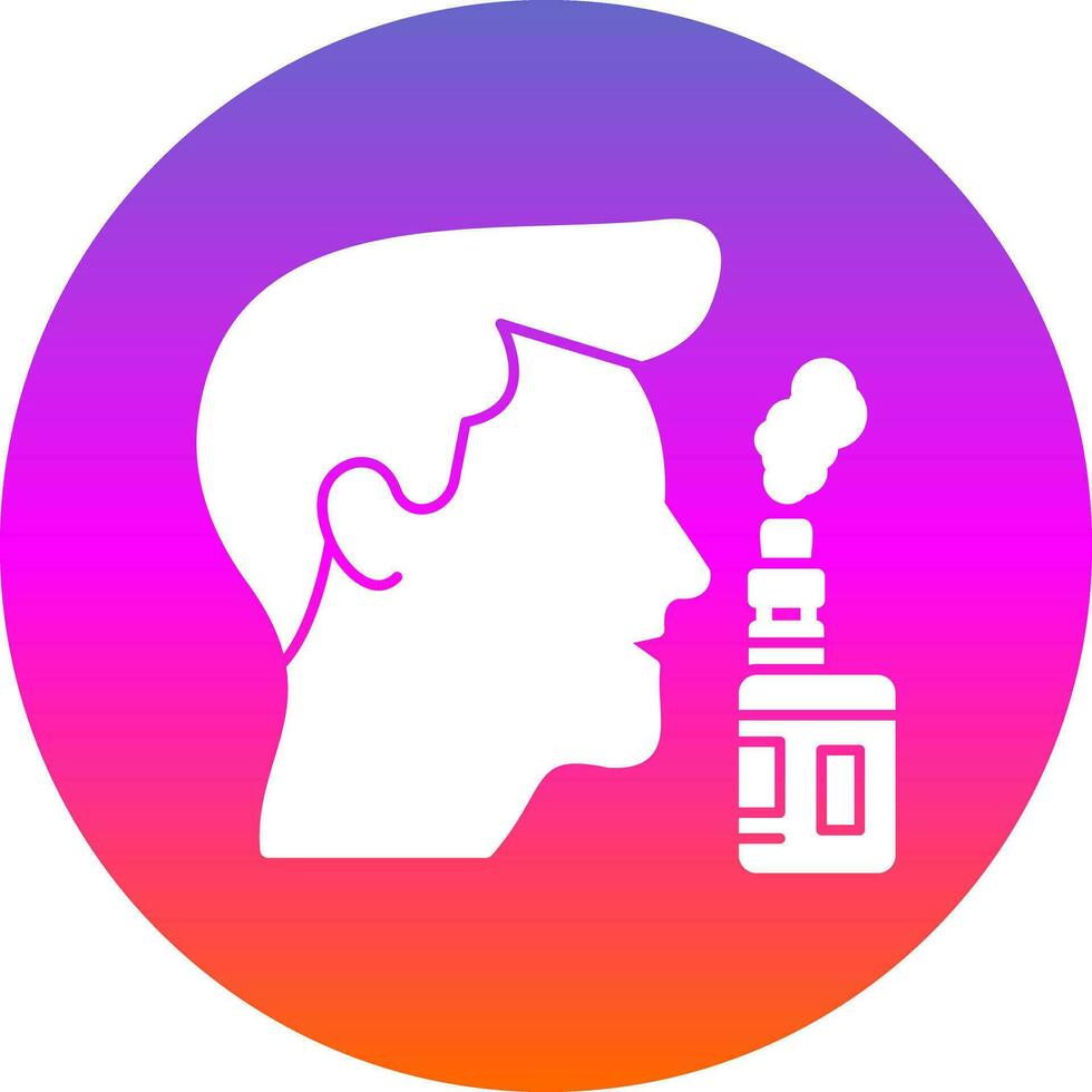 Vaper Vector Icon Design