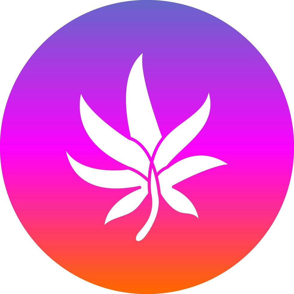 Weed Vector Icon Design