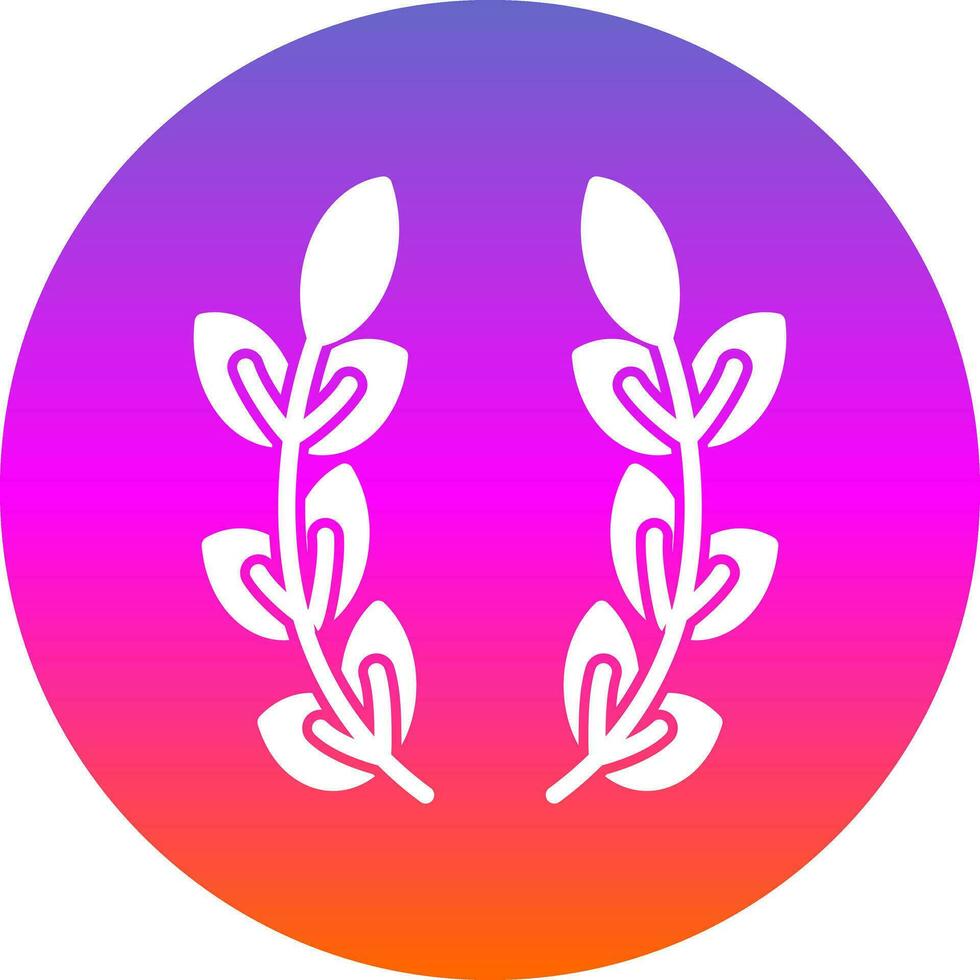 Laurel Vector Icon Design