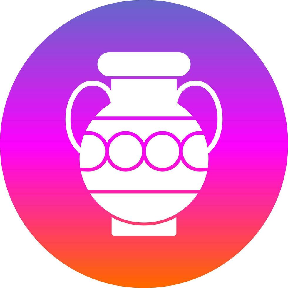 Amphora Vector Icon Design