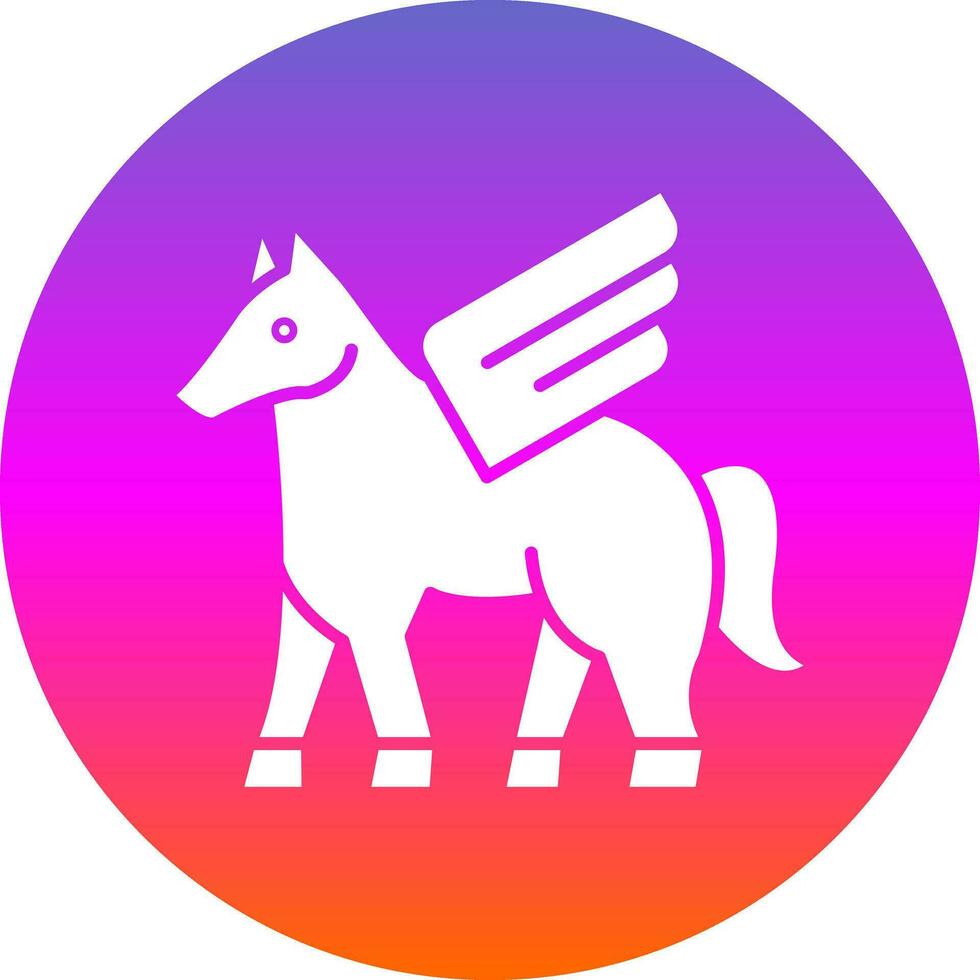 Pegasus Vector Icon Design