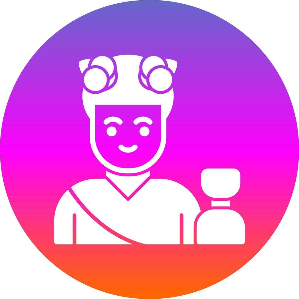 Dionysus Vector Icon Design