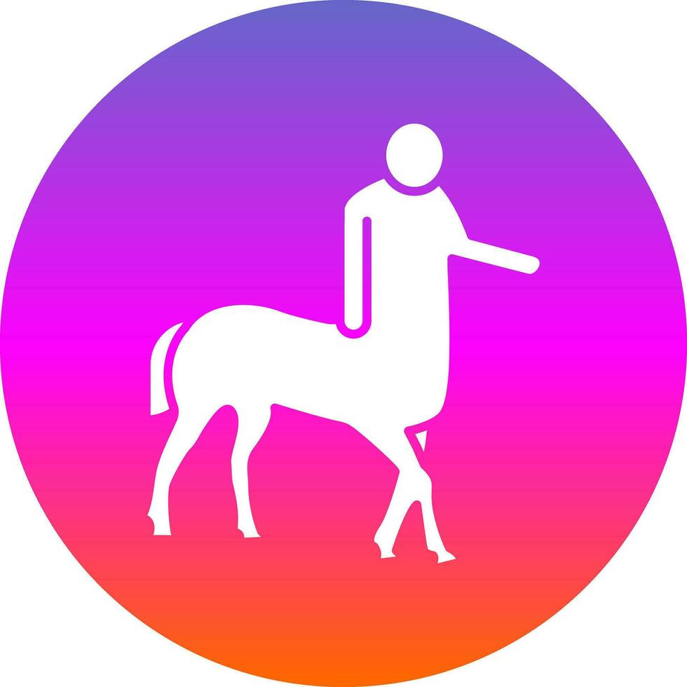 Centaur Vector Icon Design