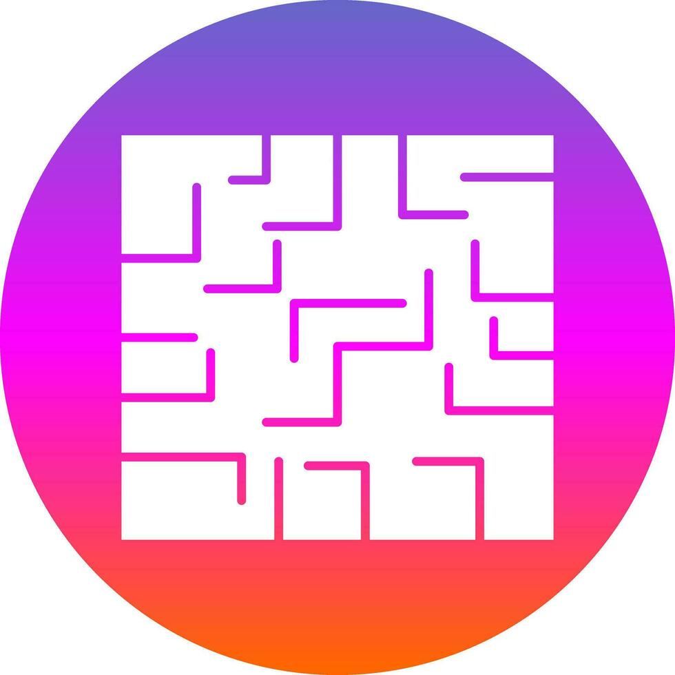 Labyrinth Vector Icon Design
