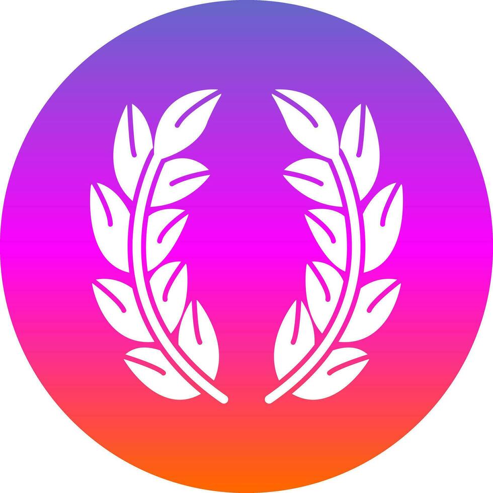 Laurel Vector Icon Design
