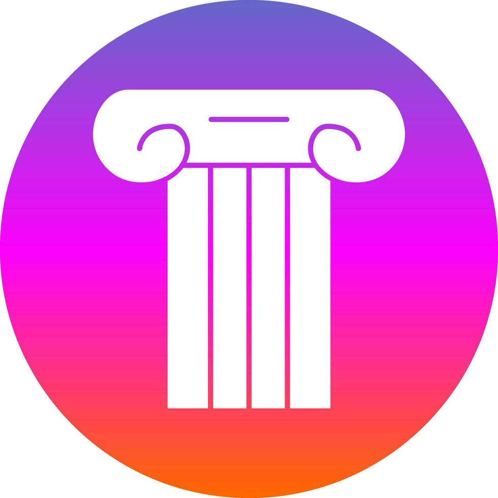 Ancient pillar Vector Icon Design