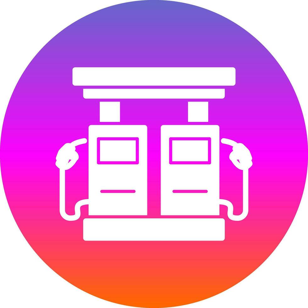 Gas station Vector Icon Design