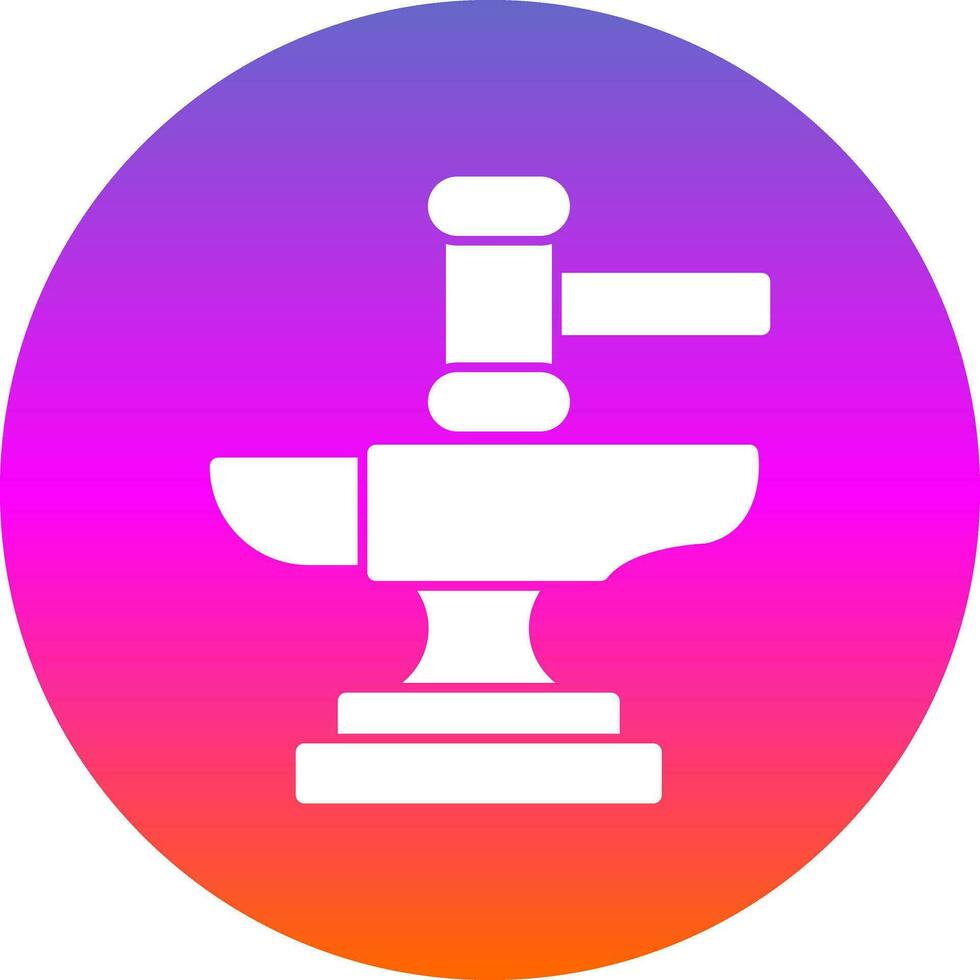Anvil Vector Icon Design