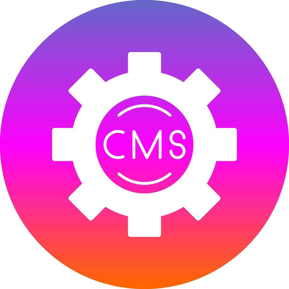 CMS Vector Icon Design