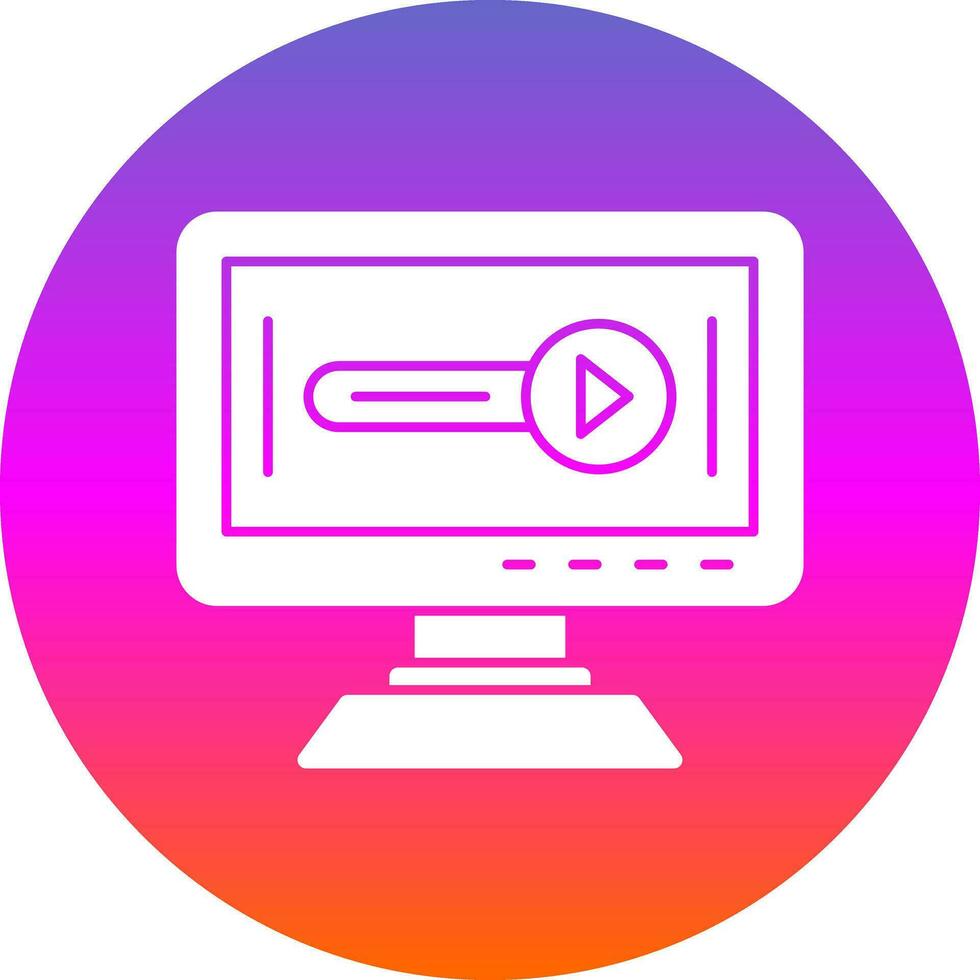Live stream Vector Icon Design