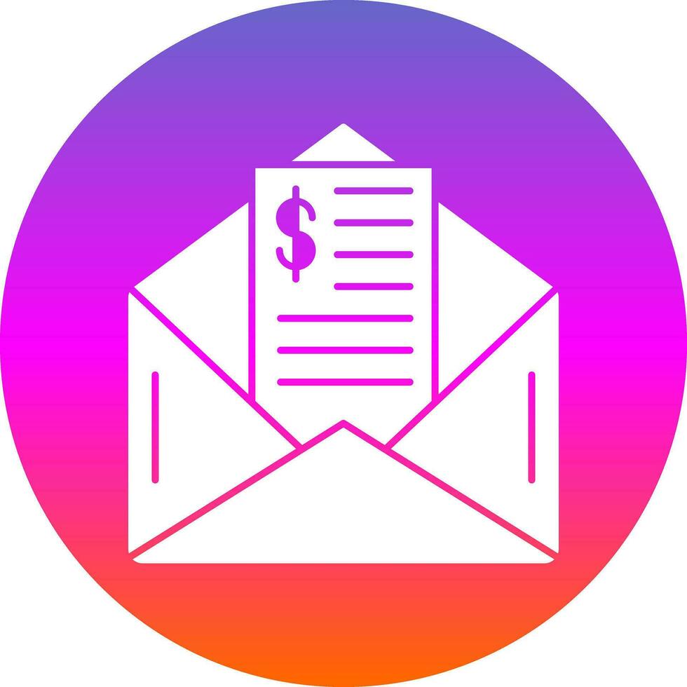 Paycheck Vector Icon Design
