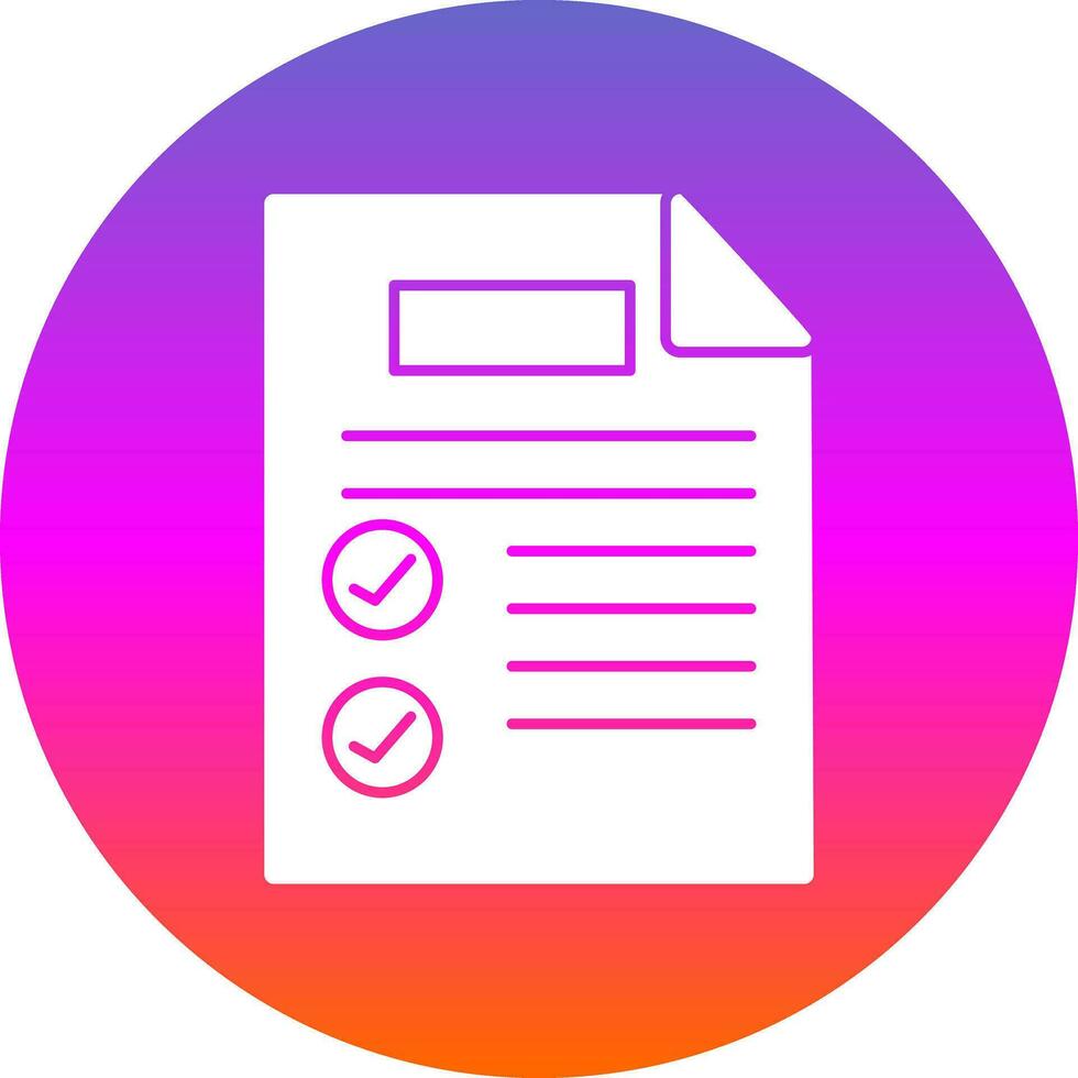 Document Vector Icon Design