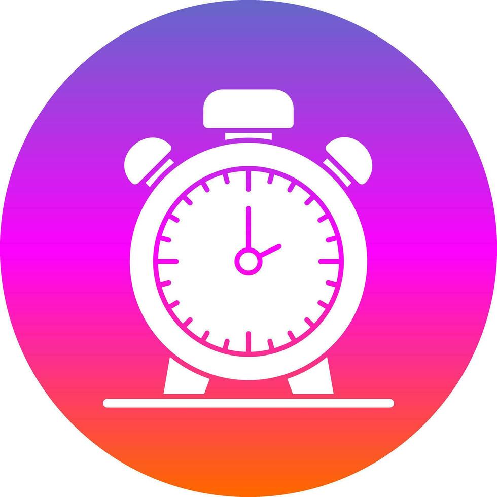 diseño de icono de vector de reloj de alarma