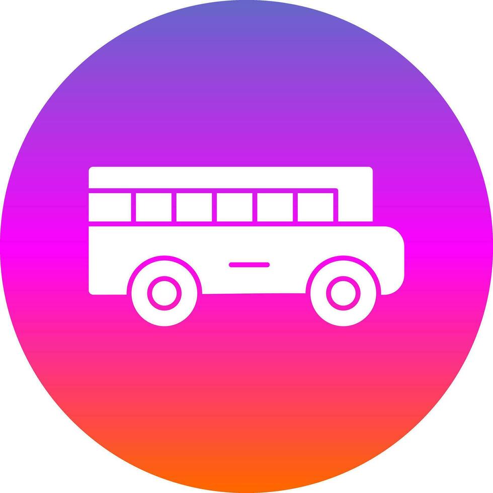 School bus Vector Icon Design