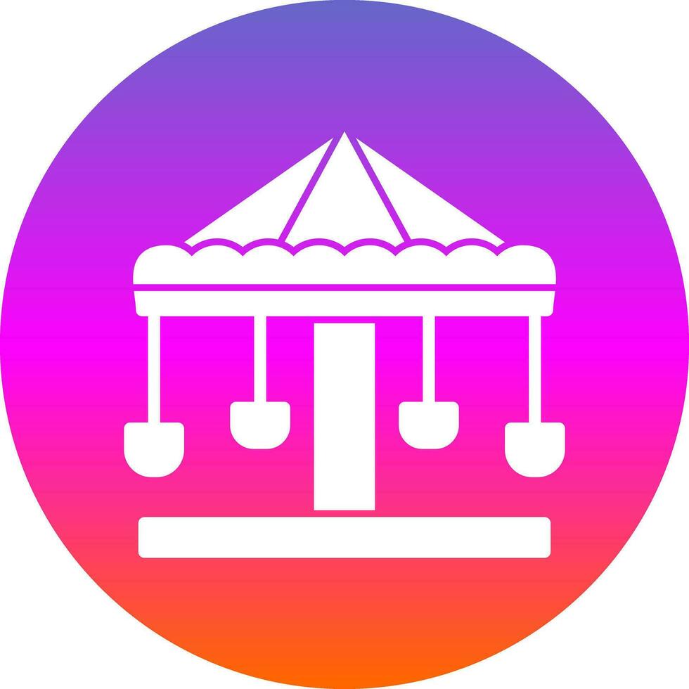 Merry go round Vector Icon Design