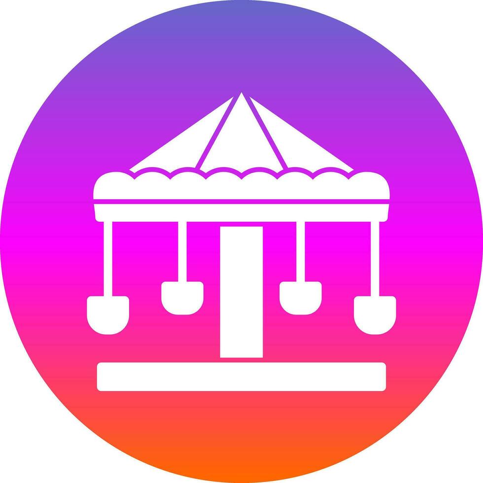 Merry go round Vector Icon Design