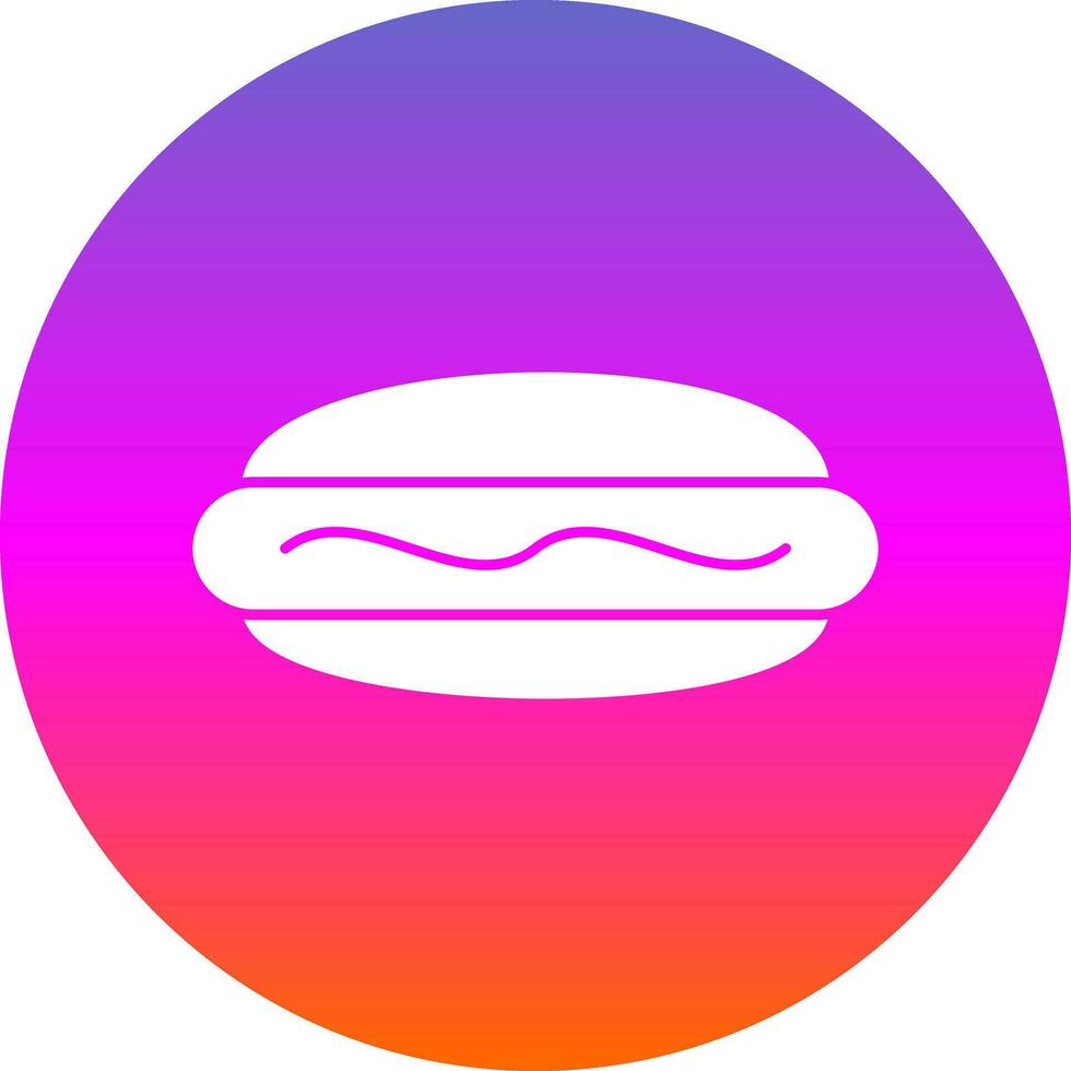 Hot dog Vector Icon Design