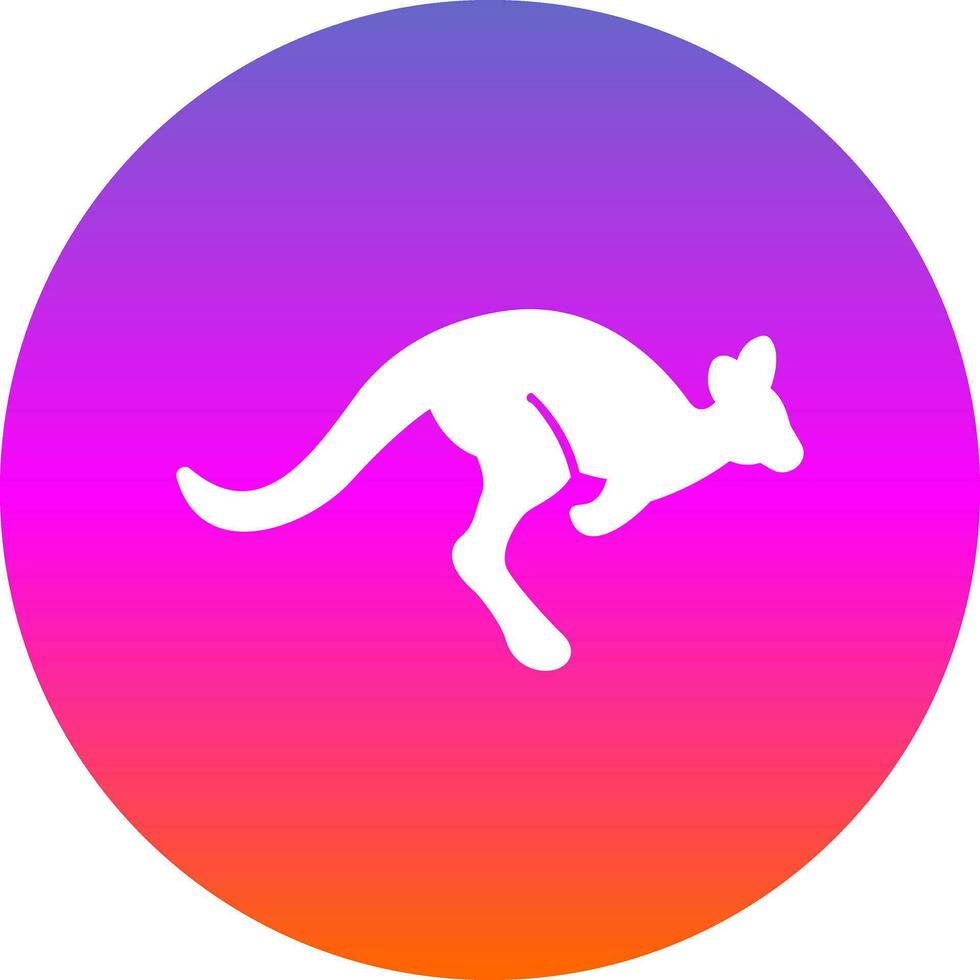 Kangaroo Vector Icon Design