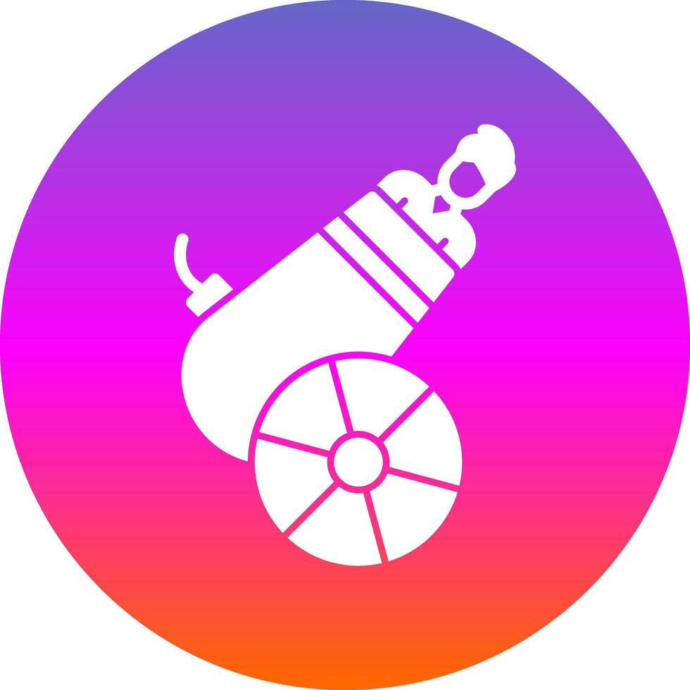 Human cannonball Vector Icon Design