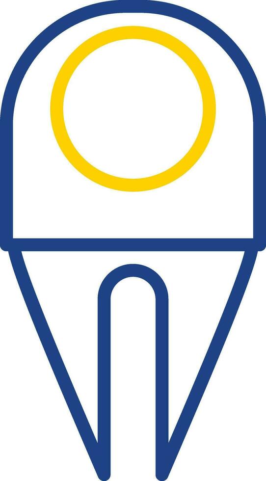 Divot Vector Icon Design