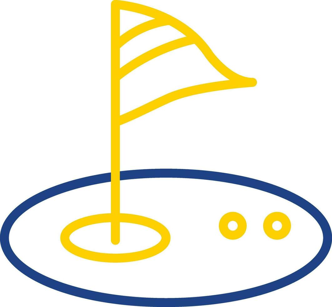 diseño de icono de vector de golf