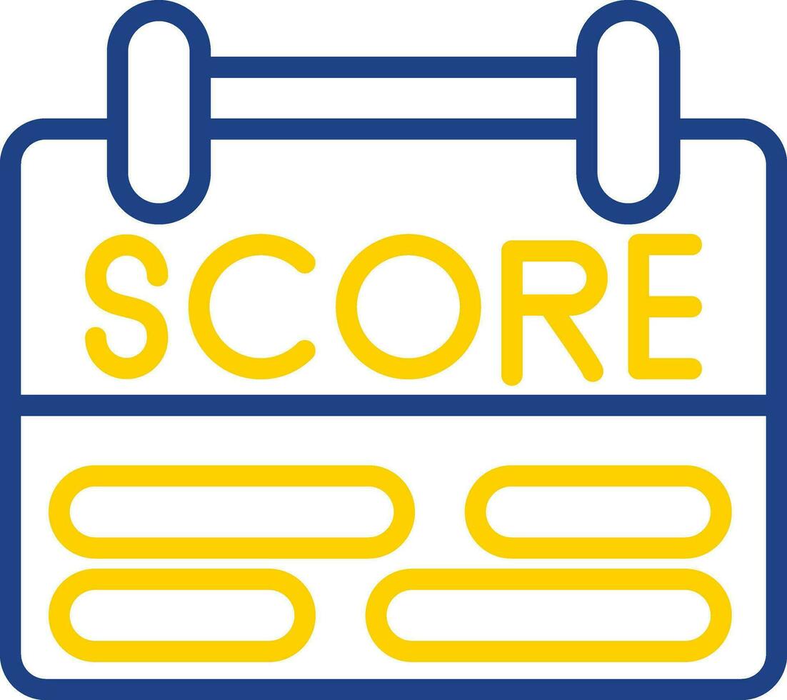 Scoring Vector Icon Design